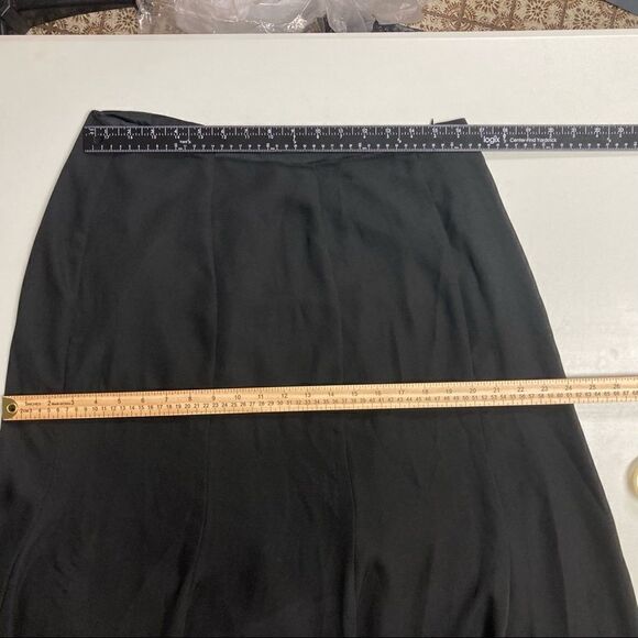 CATO Women’s Black Maxi Skirt Size 14-16 Tulip/Scalloped Hem - Picture 8 of 8